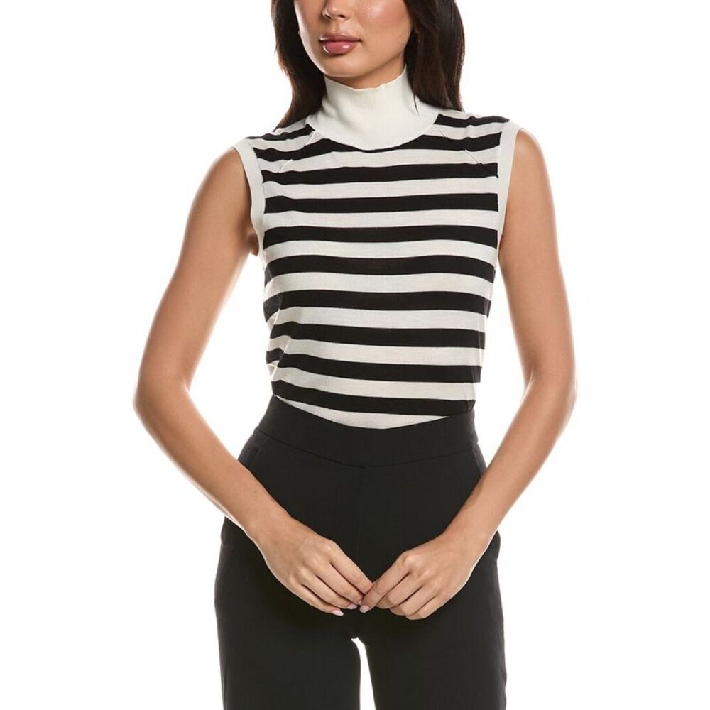 Hugo Boss Womens  Fipini Wool Sweater, Black